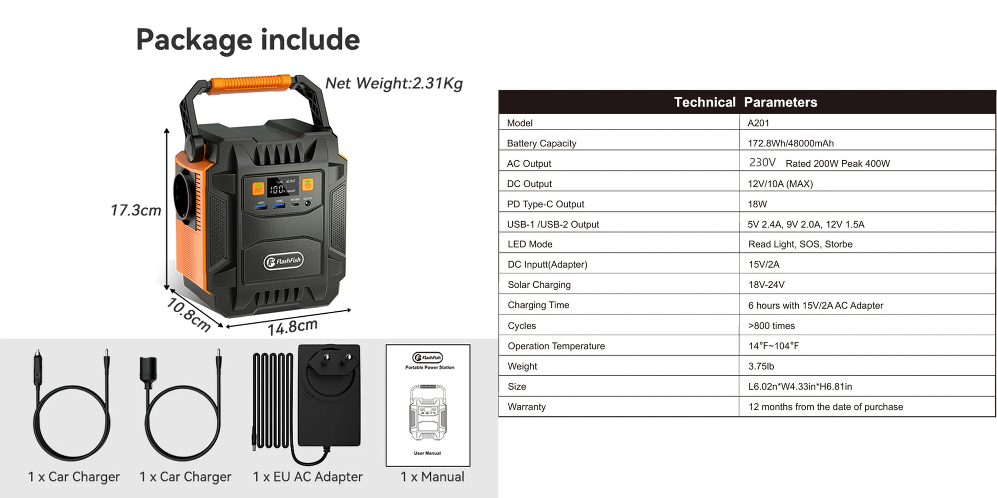 E200 Portable Power Station 200W Solar Generator 151WH Battery AC DC Outdoor Camera Drone Power Supply Solar Charge